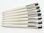 Refillable Gel Pens for Notebook Writing and Office Notes, 0.5 mm Fine Point in Subtle Black Ink Shades