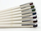 Refillable Gel Pens for Notebook Writing and Office Notes, 0.5 mm Fine Point in Subtle Black Ink Shades