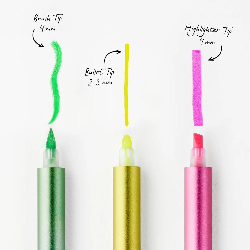 Refillable Highlighter Set