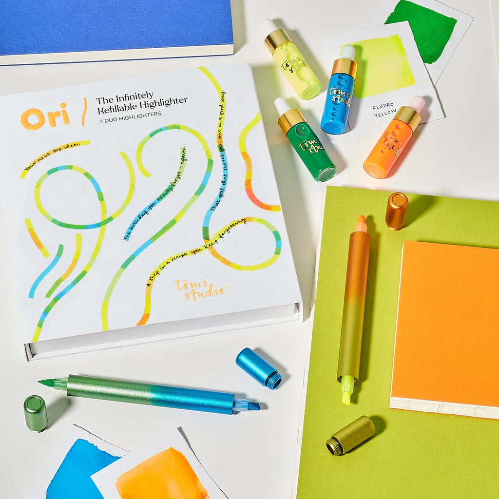 Refillable Highlighter Set