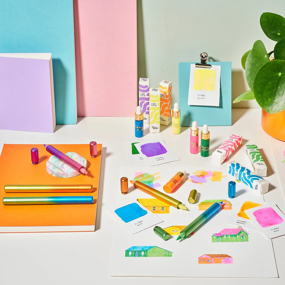 Refillable Highlighter Set