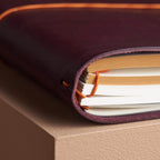 Refillable Leather Journal Handmade in Vienna