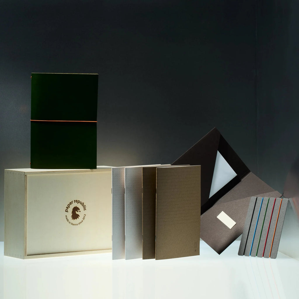 Refillable Leather Journal Handmade in Vienna