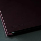 Refillable Leather Journal Handmade in Vienna