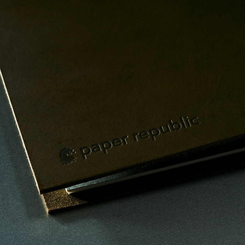 Refillable Leather Journal Handmade in Vienna