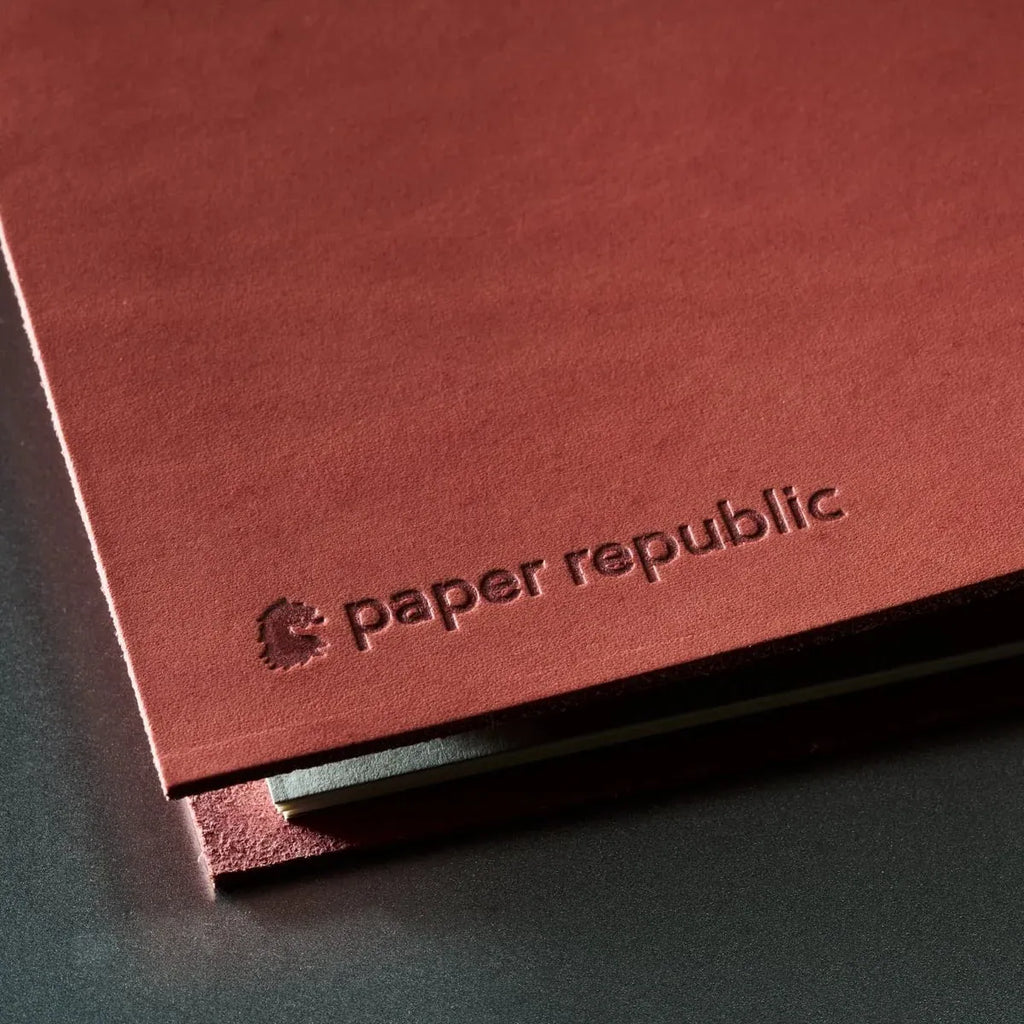 Refillable Leather Journal Handmade in Vienna