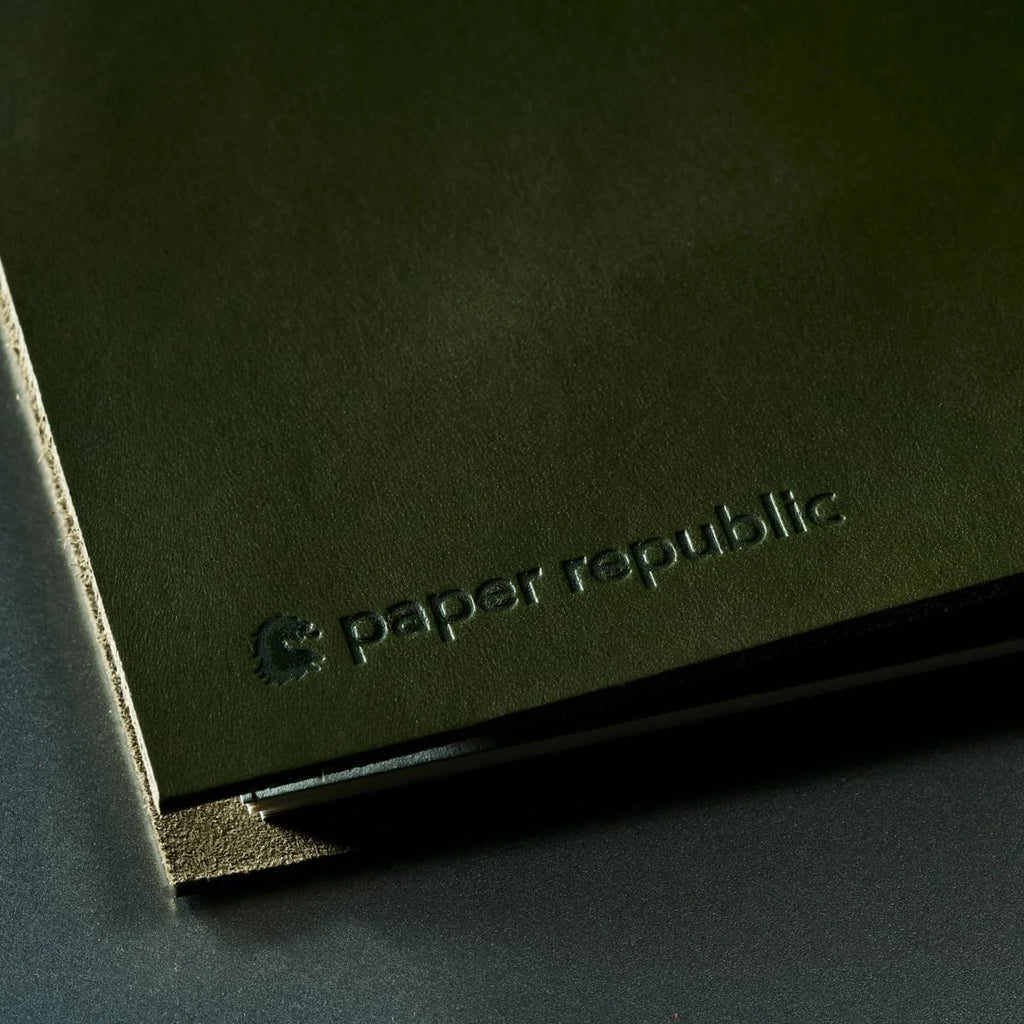 Refillable Leather Journal Handmade in Vienna
