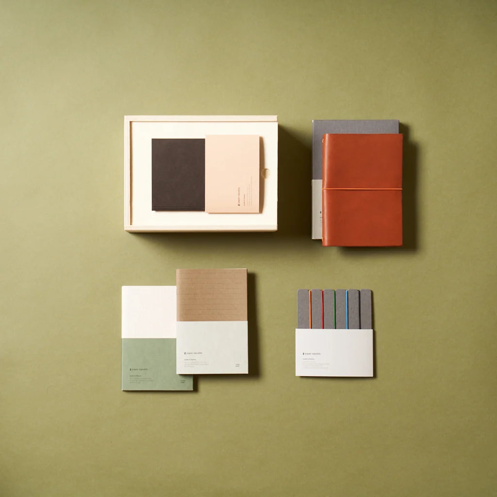 Refillable Leather Journal Handmade in Vienna