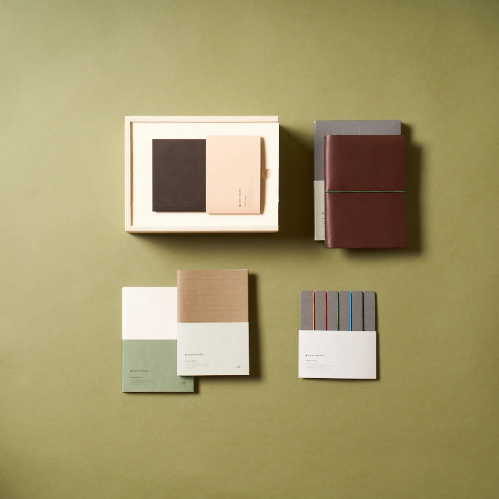 Refillable Leather Journal Handmade in Vienna