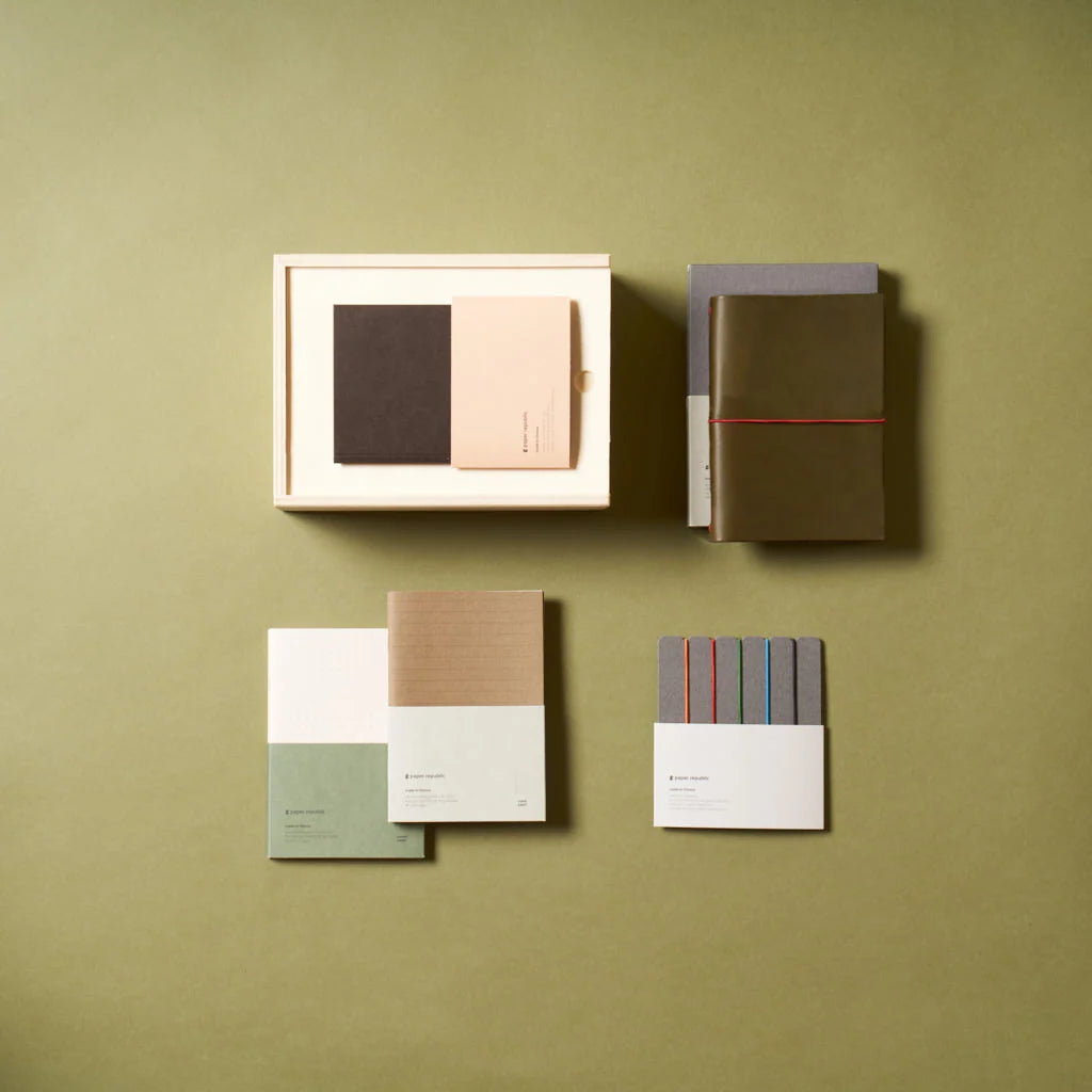 Refillable Leather Journal Handmade in Vienna