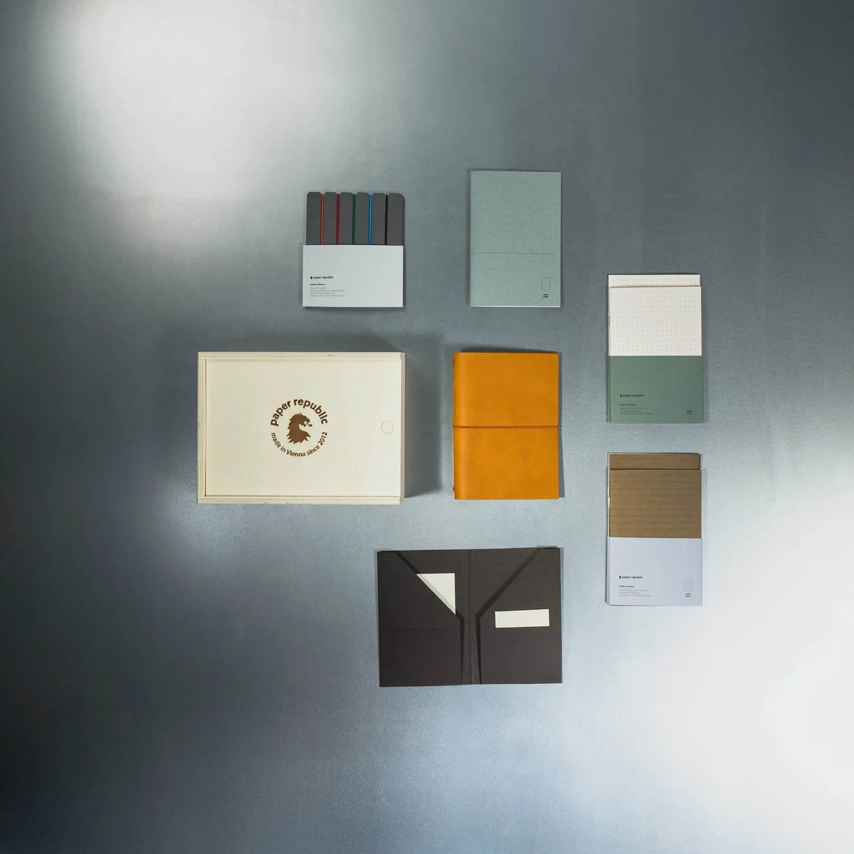 Refillable Leather Journal Handmade in Vienna