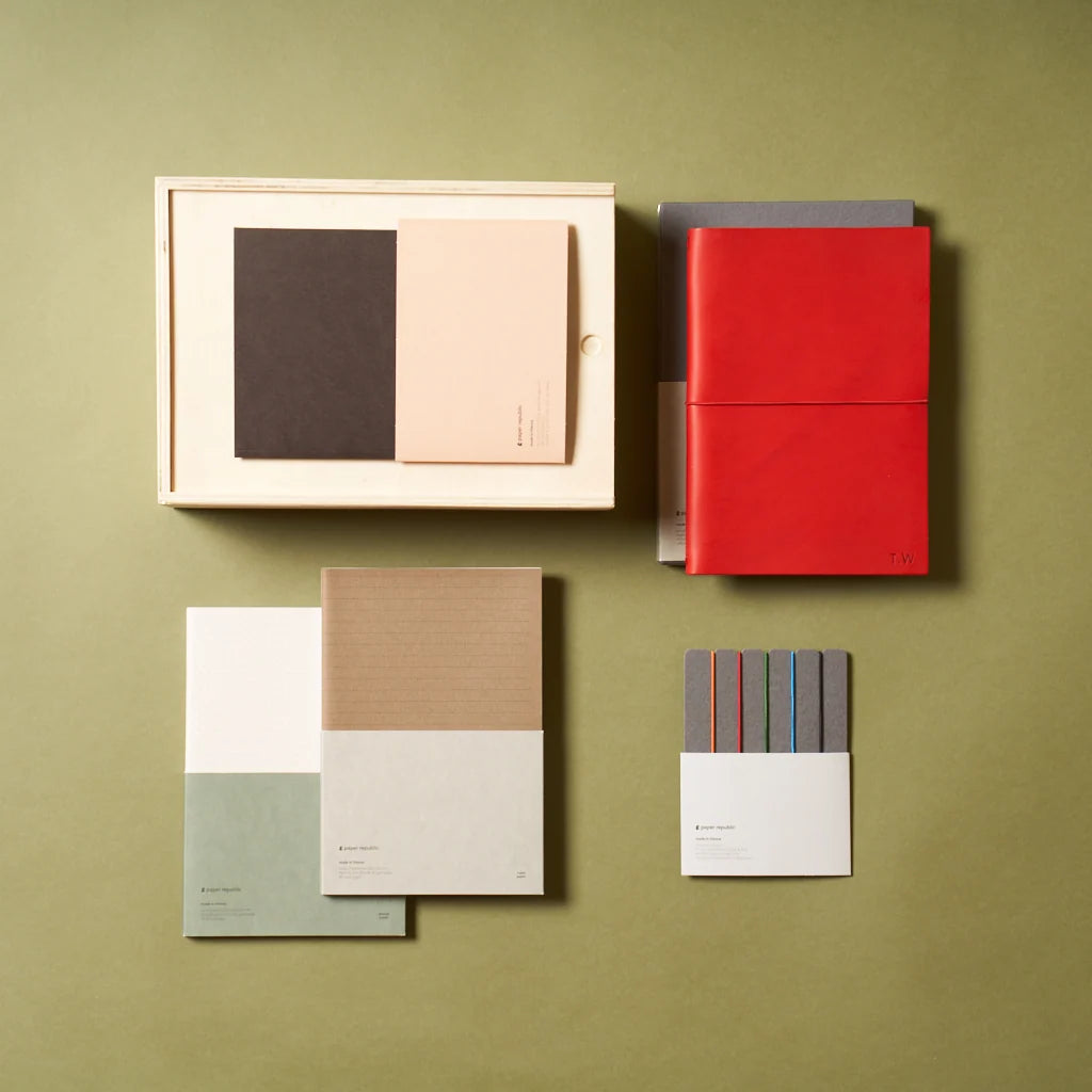 Refillable Leather Journal Handmade in Vienna