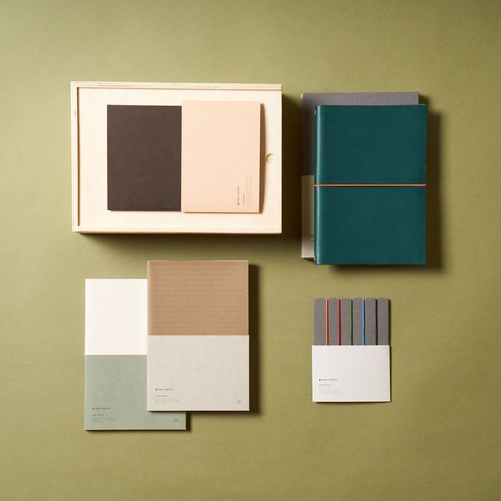 Refillable Leather Journal Handmade in Vienna