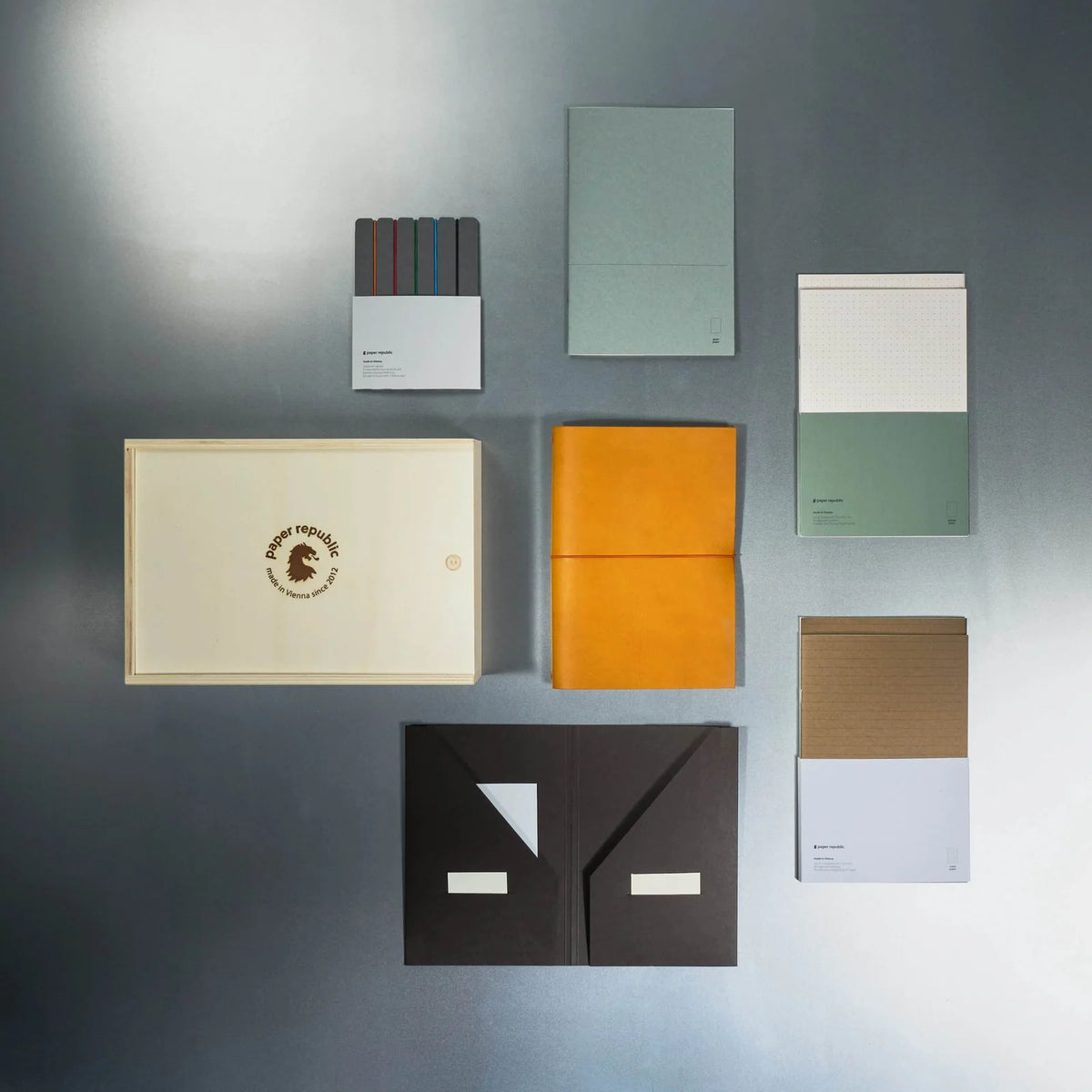 Refillable Leather Journal Handmade in Vienna