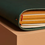 Refillable Leather Journal Handmade in Vienna