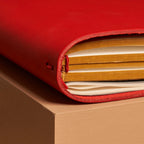 Refillable Leather Journal Handmade in Vienna