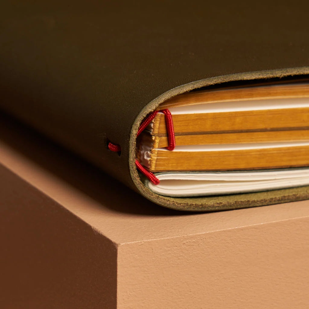 Refillable Leather Journal Handmade in Vienna