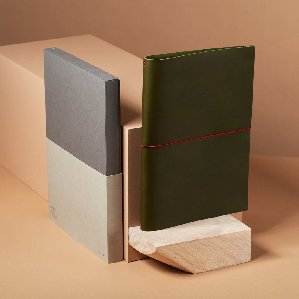 Refillable Leather Journal Handmade in Vienna