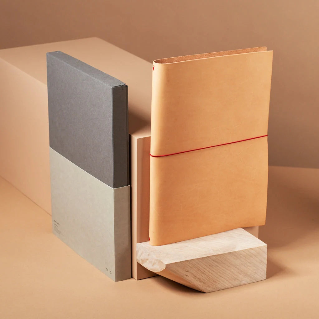 Refillable Leather Journal Handmade in Vienna