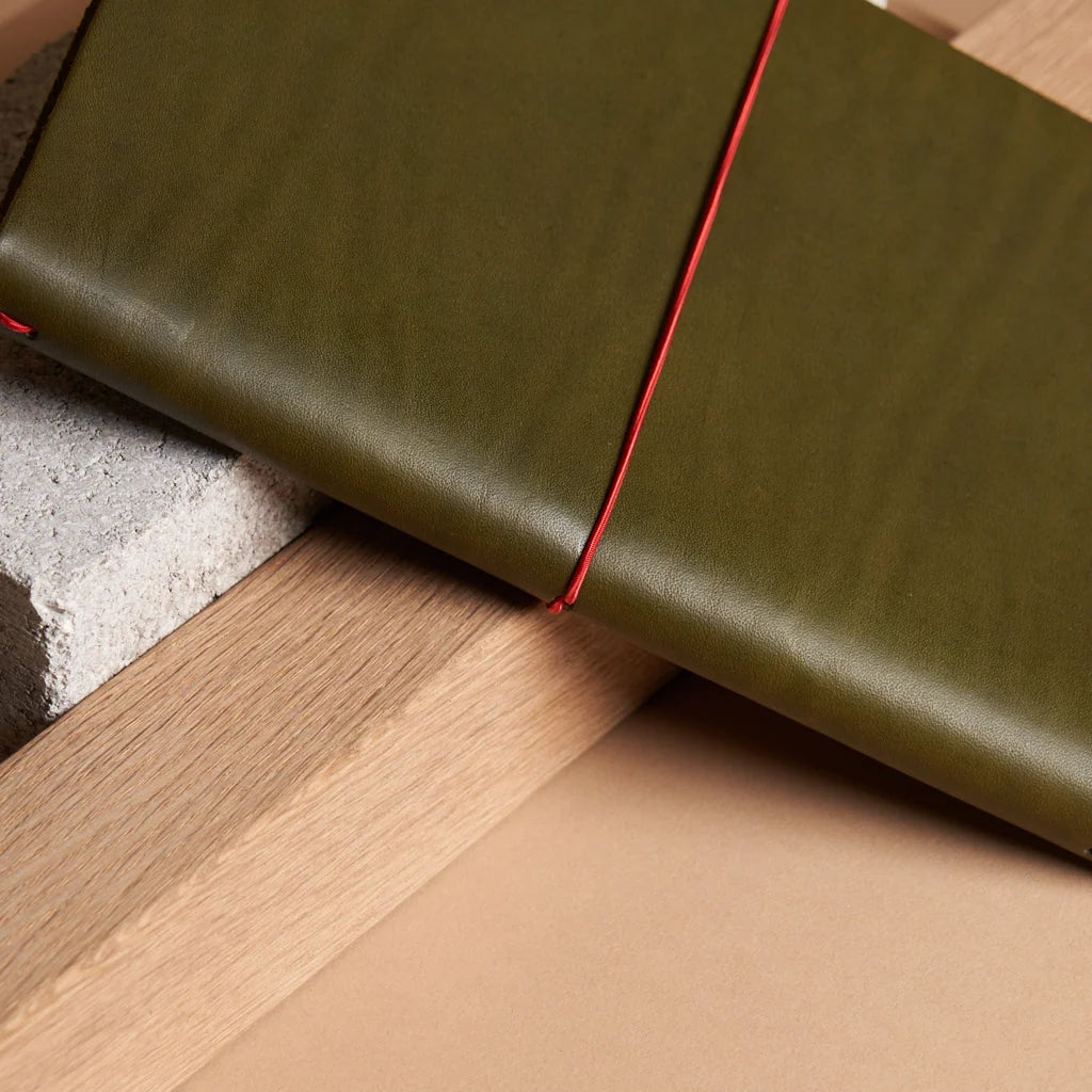 Refillable Leather Journal Handmade in Vienna