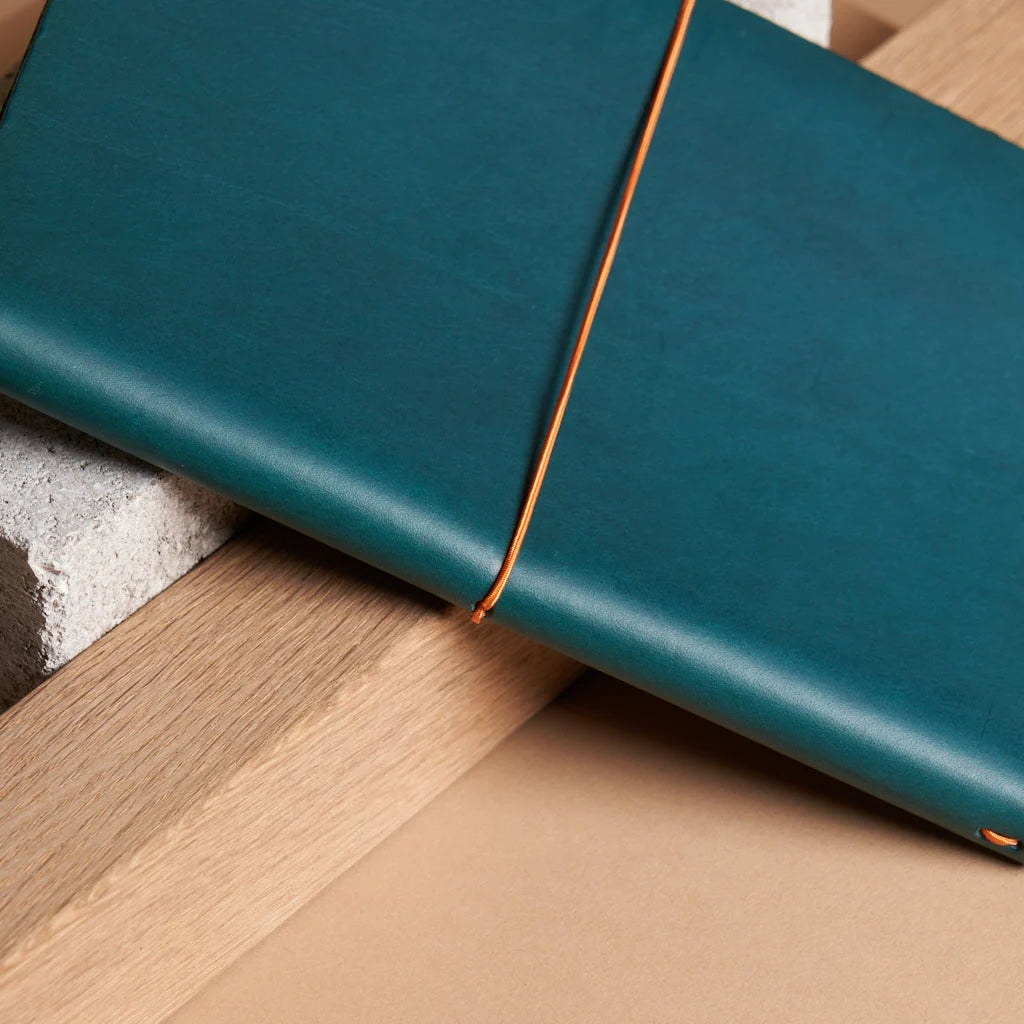Refillable Leather Journal Handmade in Vienna