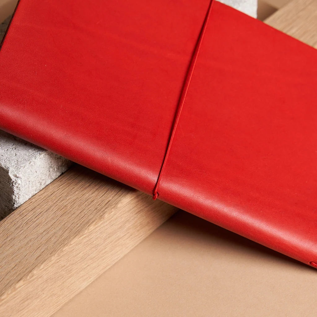Refillable Leather Journal Handmade in Vienna