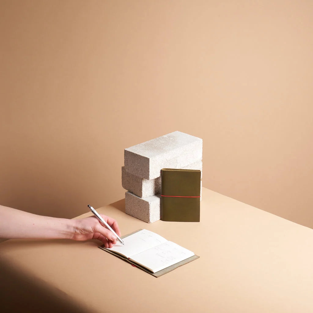 Refillable Leather Journal Handmade in Vienna