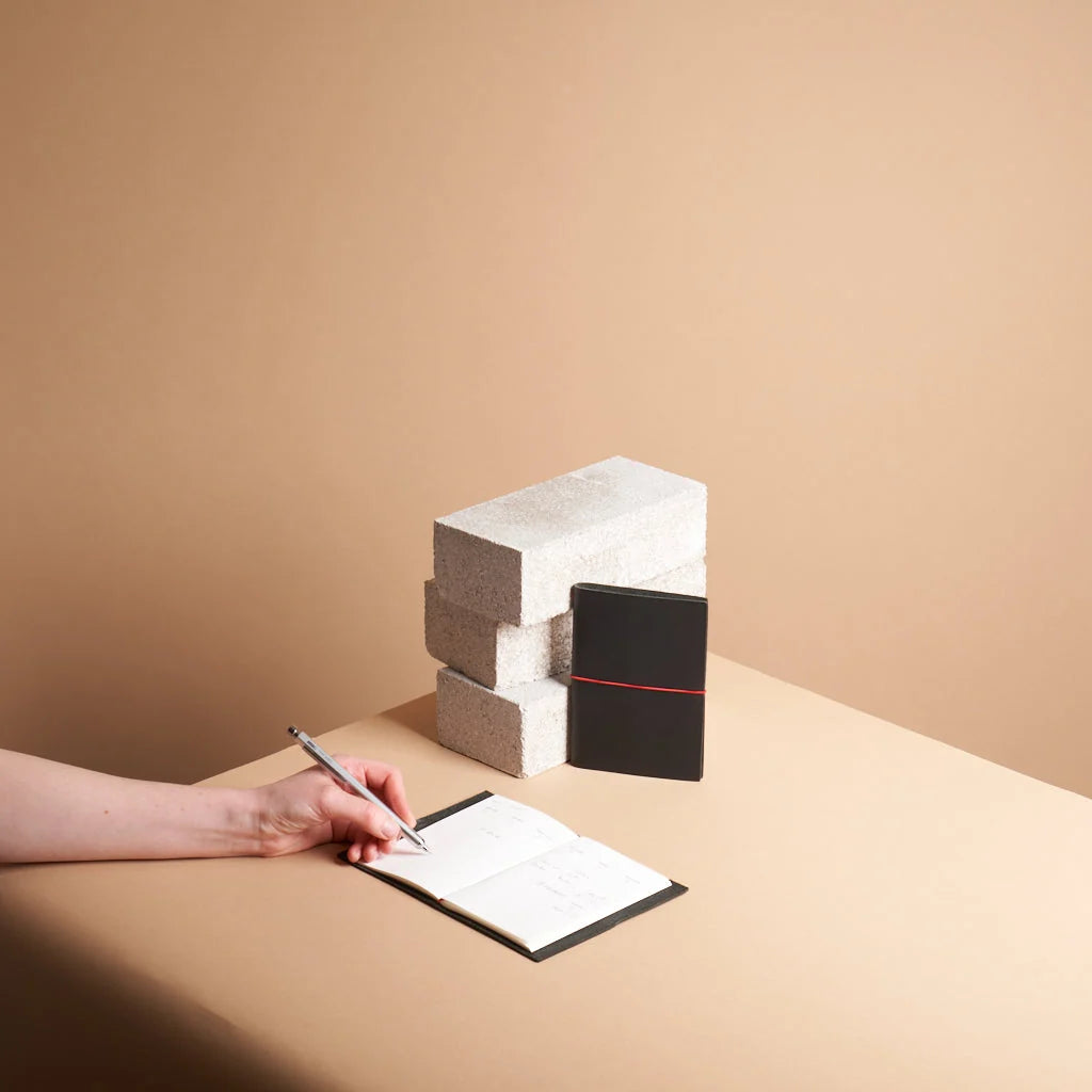 Refillable Leather Journal Handmade in Vienna