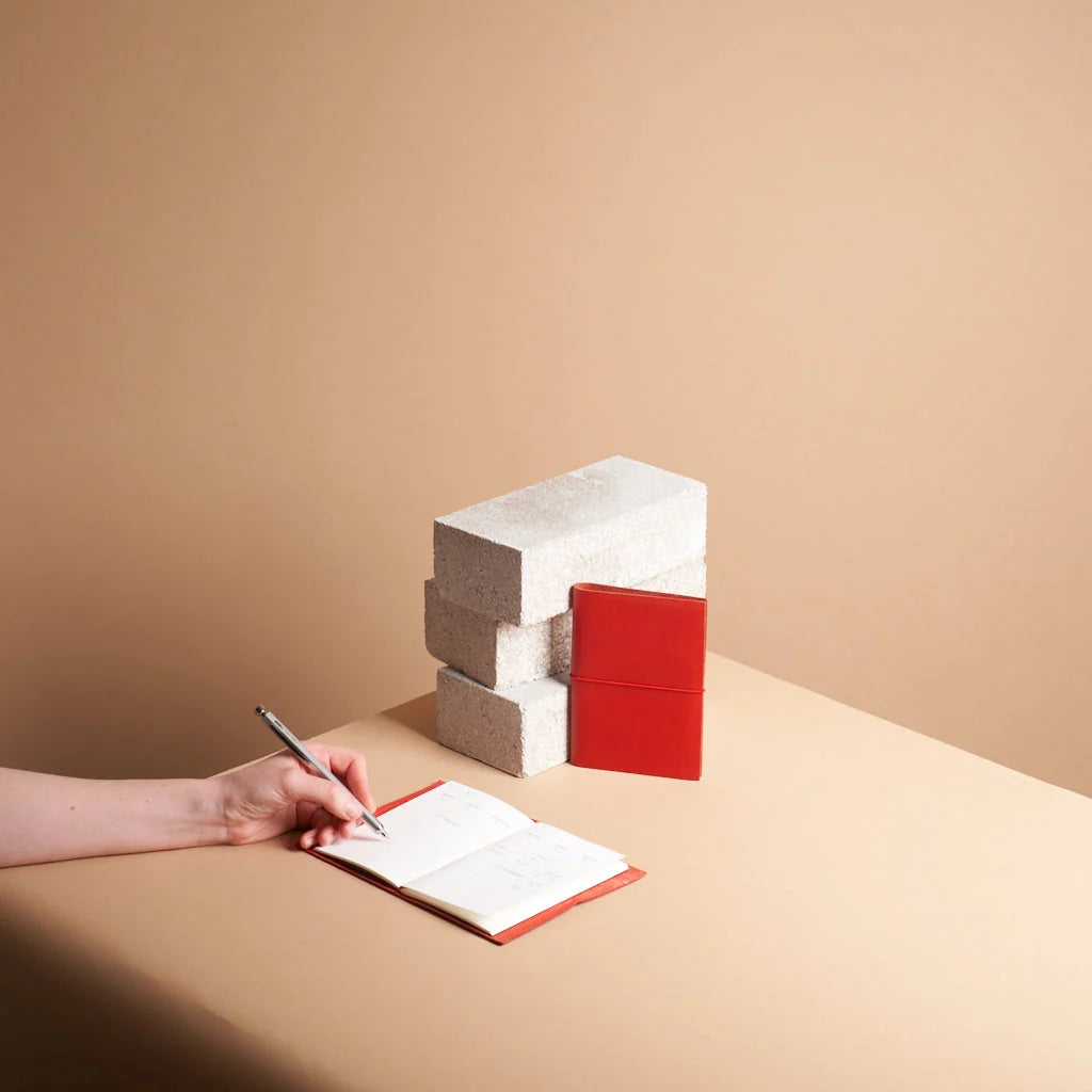 Refillable Leather Journal Handmade in Vienna
