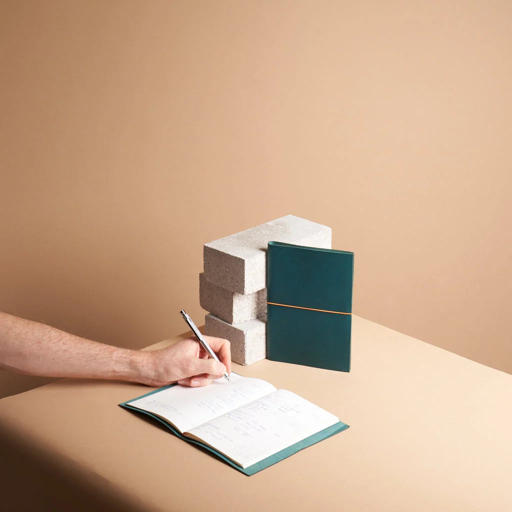 Refillable Leather Journal Handmade in Vienna