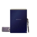 Refillable Notebook with Dot and Lined Pages, Reusable Synthetic Paper, Cloud N — Executive / Dot/Lined Combo / Midnight Blue