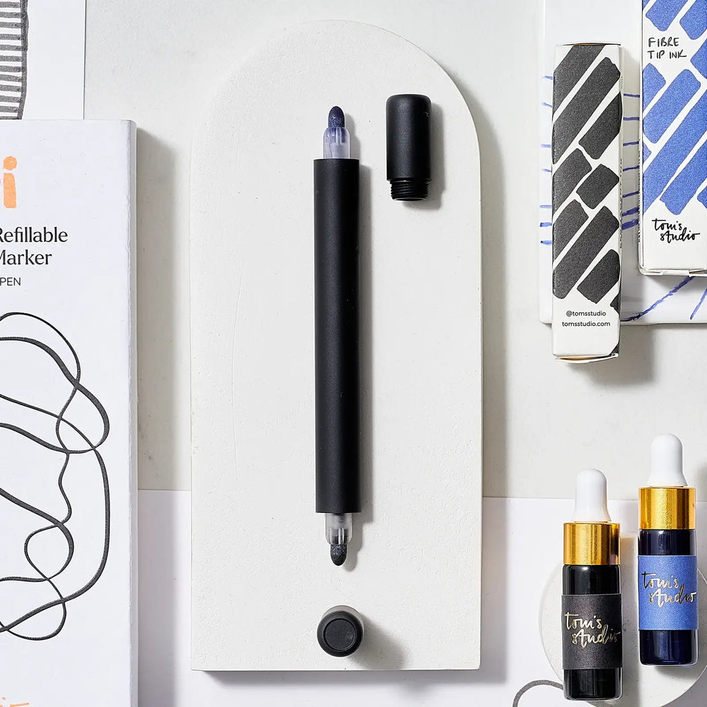 Refillable Permanent Marker Pen