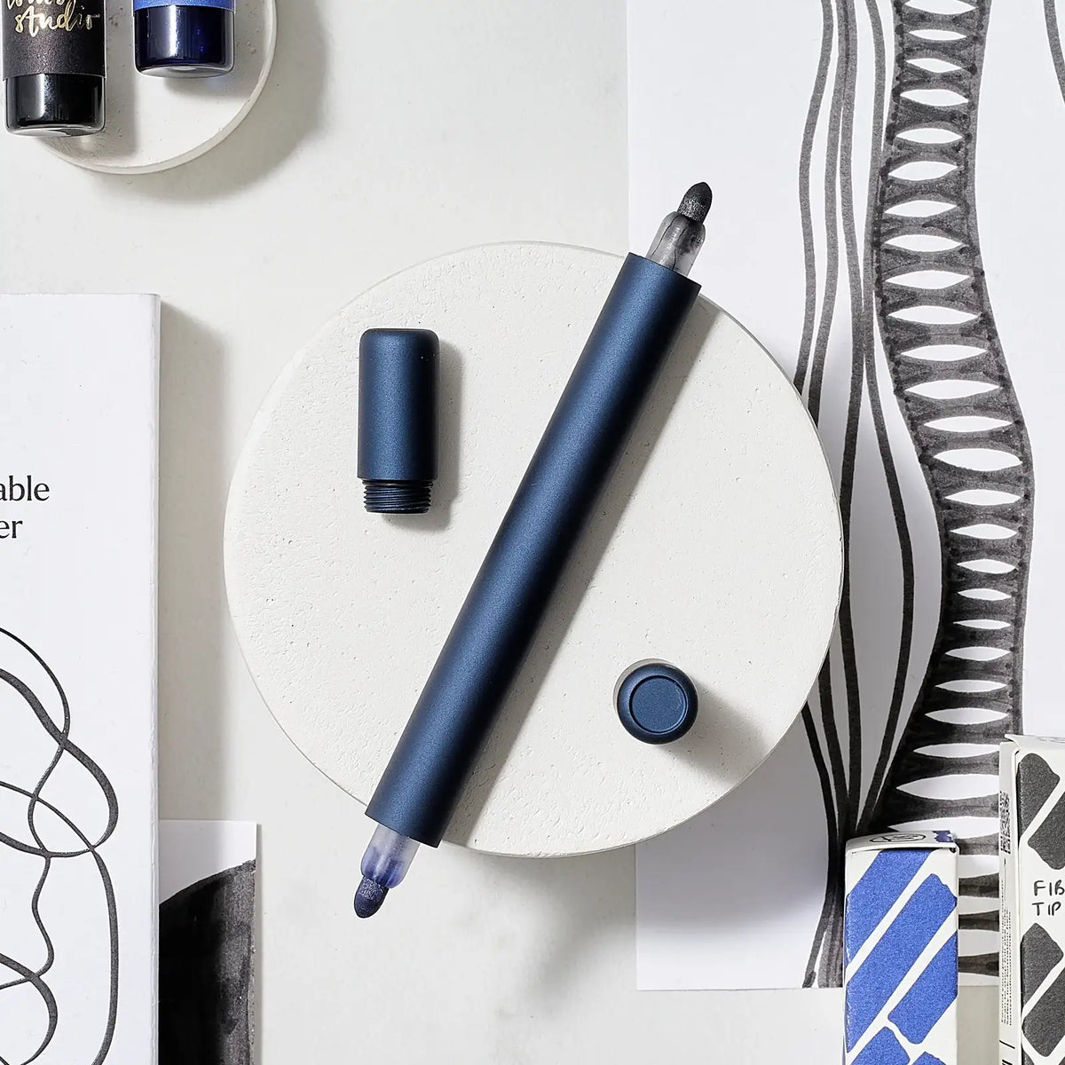 Refillable Permanent Marker Pen