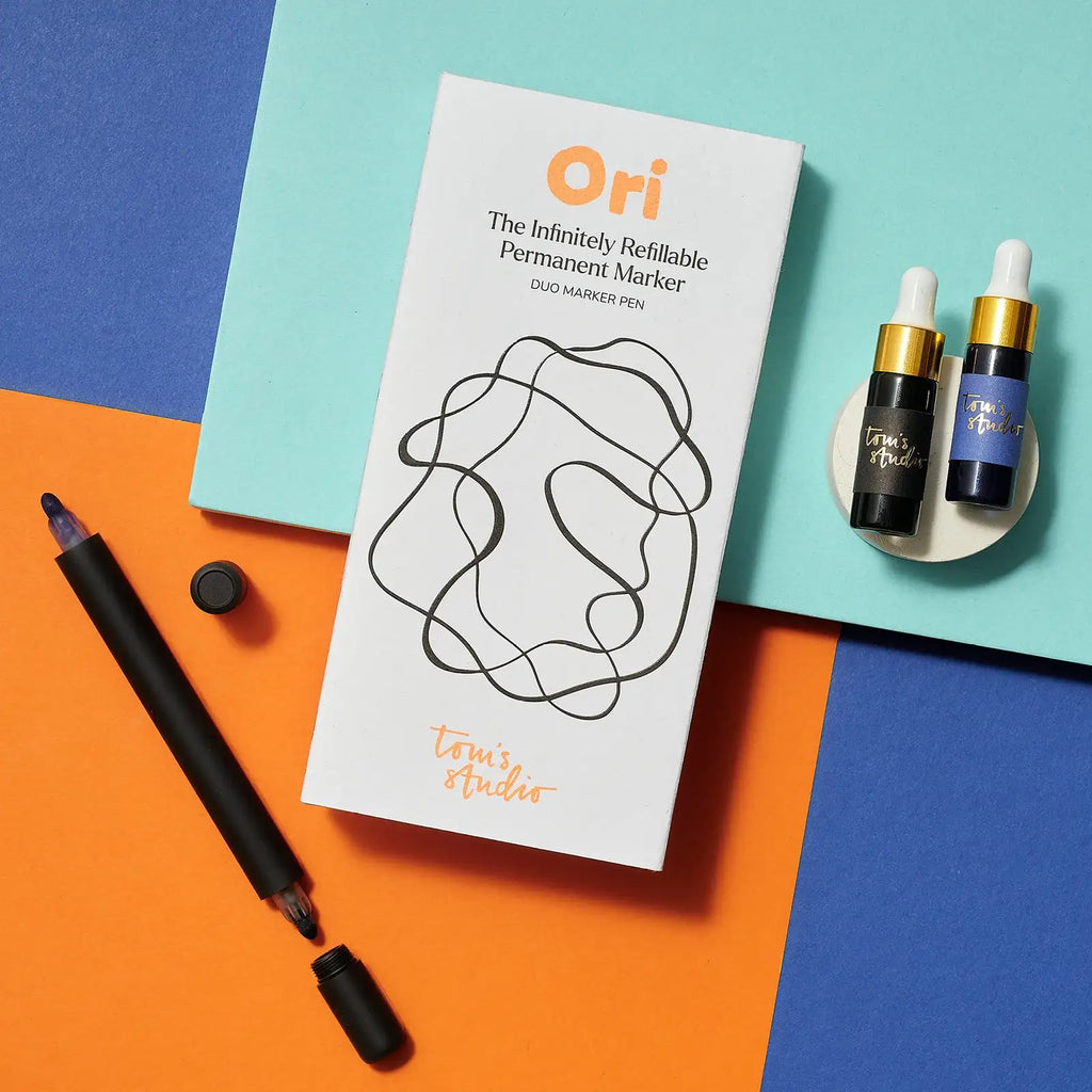 Refillable Permanent Marker Pen