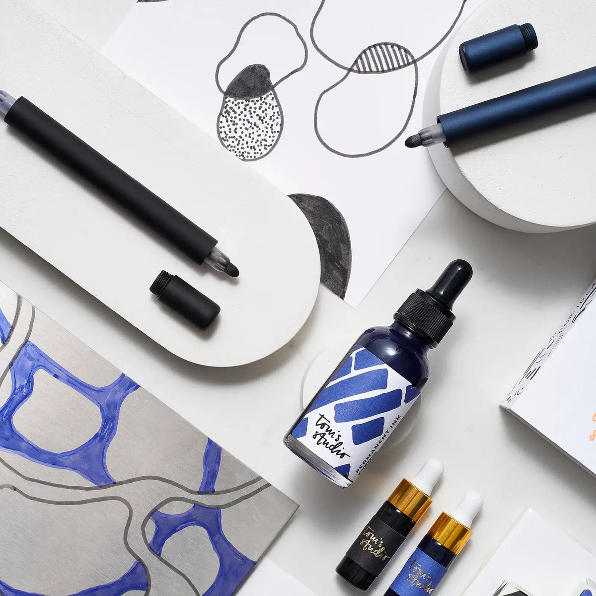 Refillable Permanent Marker Pen