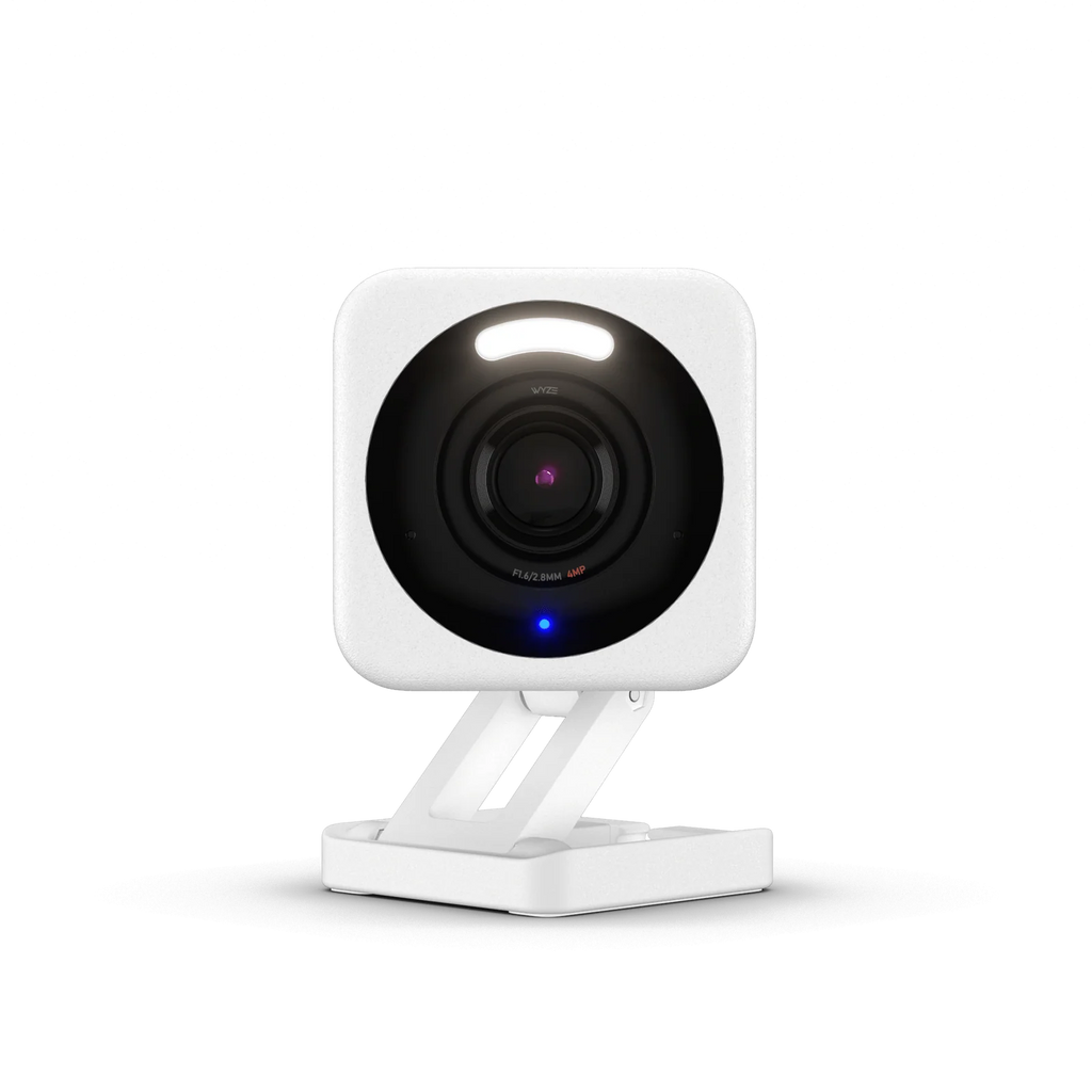 Refurbished Home Security Camera with 2.5K QHD Resolution and Enhanced Color Night Vision for Home Monitoring — White