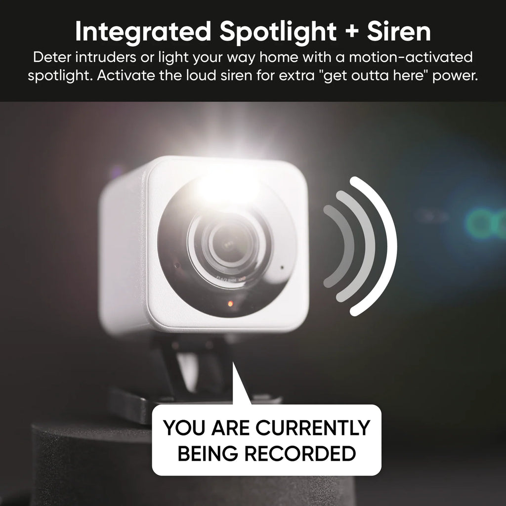 Refurbished Home Security Camera with 2.5K QHD Resolution and Enhanced Color Night Vision for Home Monitoring