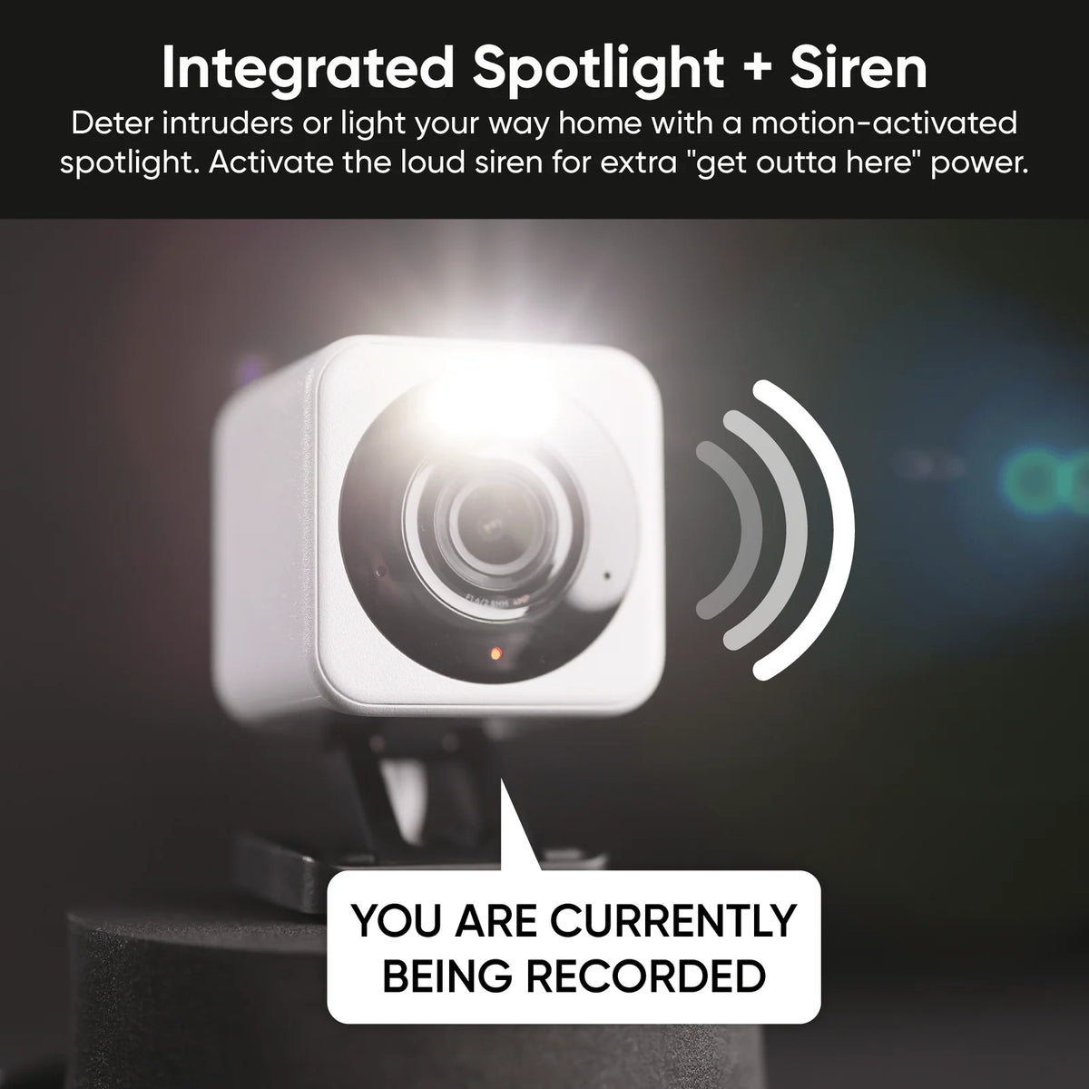 Refurbished Home Security Camera with 2.5K QHD Resolution and Enhanced Color Night Vision for Home Monitoring
