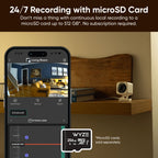 Refurbished Home Security Camera with 2.5K QHD Resolution and Enhanced Color Night Vision for Home Monitoring