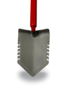 Relic Shovel for Metal Detecting and Garden Digging with 36-Inch Handle, Serrated Edges and Protective Sheath