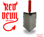Relic Shovel for Metal Detecting and Garden Digging with 36-Inch Handle, Serrated Edges and Protective Sheath