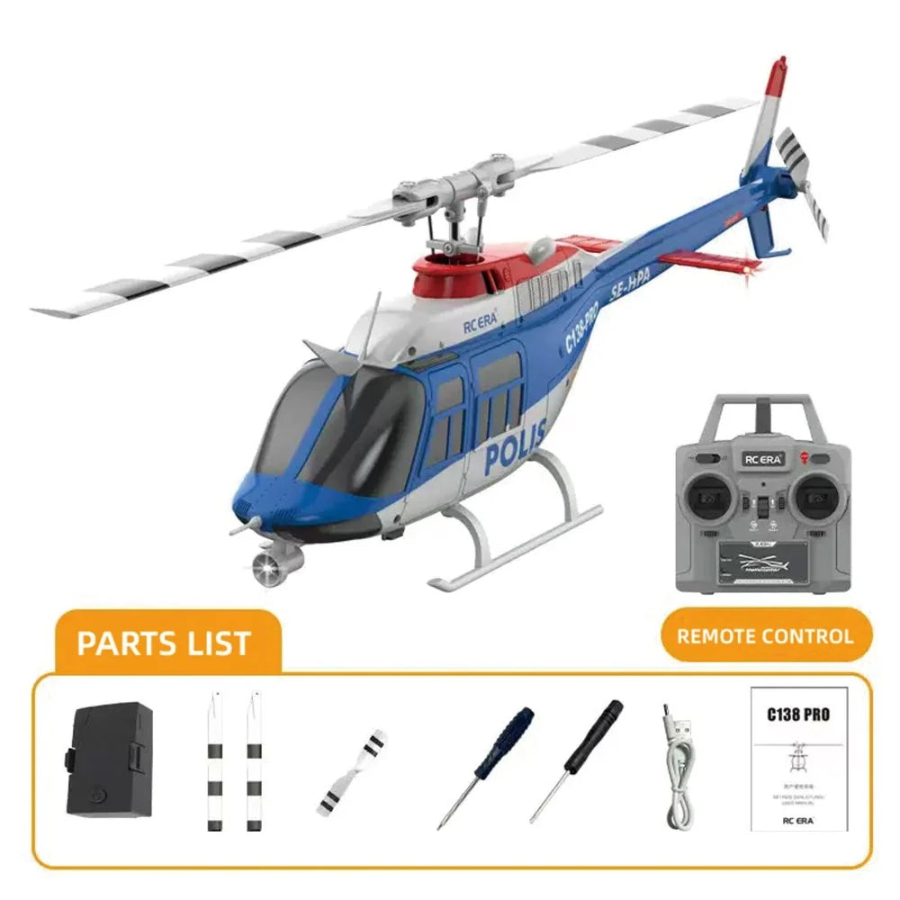 Remote Control Helicopter with Optical Flow Sensor, Brushless Motor, 6-Axis Gyro and Upgraded RTF Transmitter
