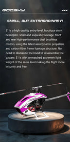 Remote Control Helicopter with Updated Orange Design and Integrated ELRS Connector for Hobby Flying