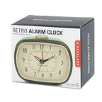 Retro Alarm Clock in Green