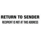 Return to Sender Stamp