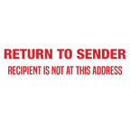 Return to Sender Stamp