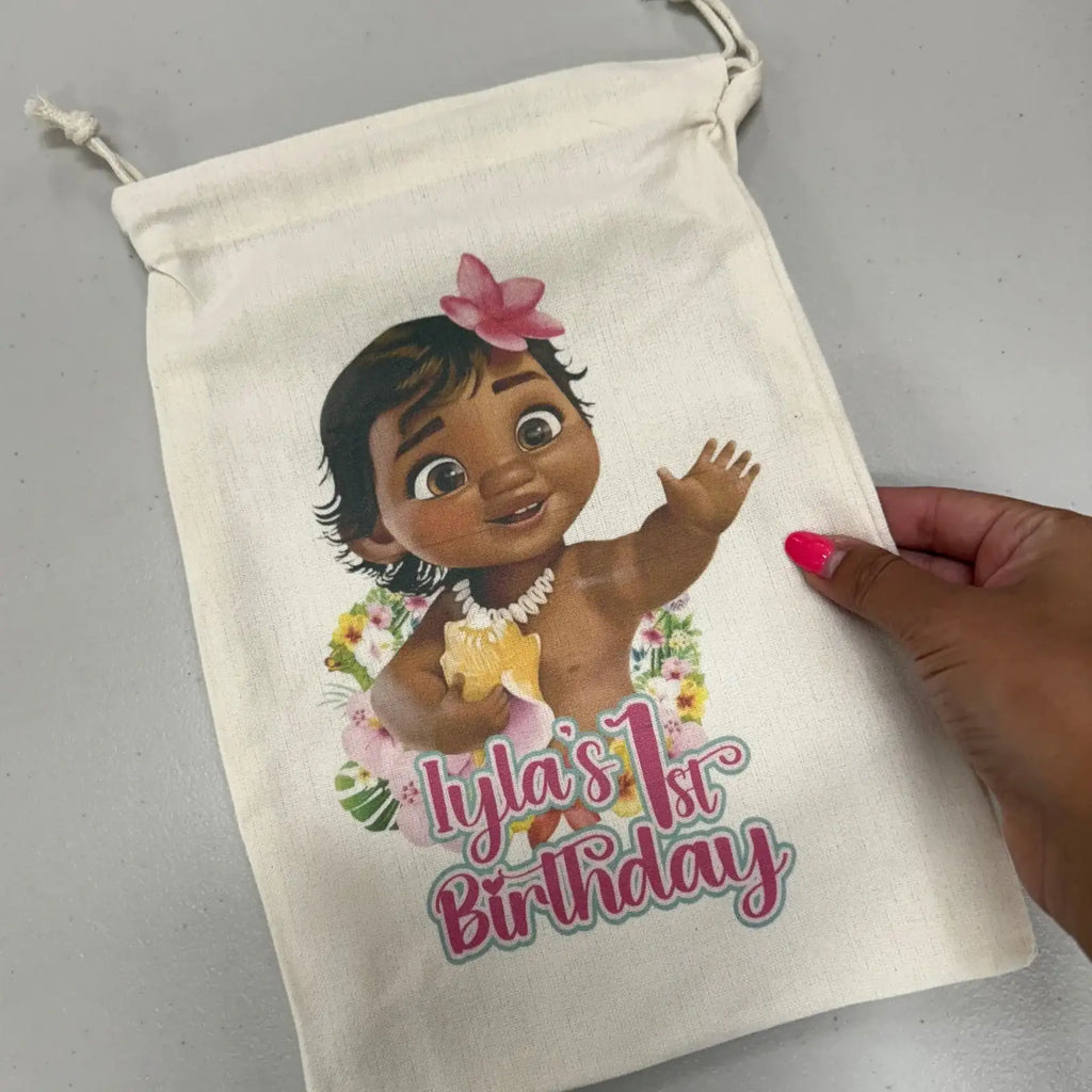 Reusable Calico Drawstring Bags in Recycled Cotton with Custom Logo Printing, Multiple Sizes and Bulk Quantities