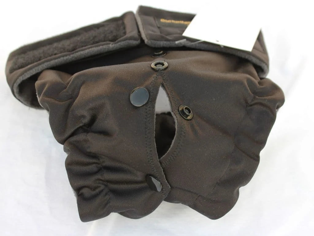 Reusable Female Dog Diapers with Adjustable Waist, Tailhole and Elastic Sides for Heat or Incontinence