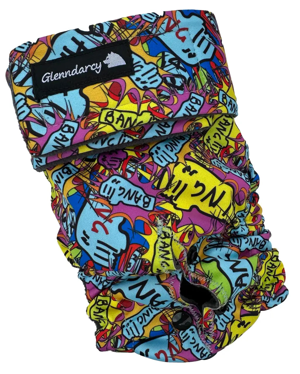 Reusable Female Dog Diapers with Adjustable Waist, Tailhole and Elastic Sides for Heat or Incontinence