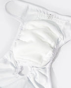 Reusable Female Dog Diapers with Two-Layer Absorbent Cotton Core, Waterproof TPU, Adjustable Velcro and Tail Opening